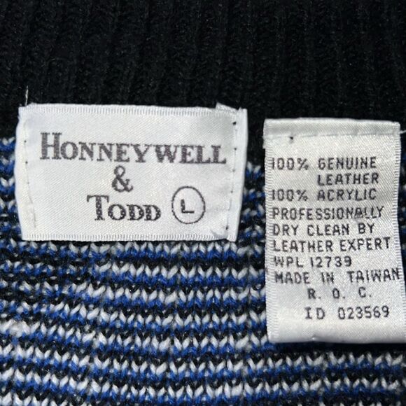 Honeywell & Todd 80s Multicolor Diamond Oversized Sweater - Picture 6 of 9